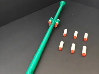 Nerf Elite Blow Dart gun