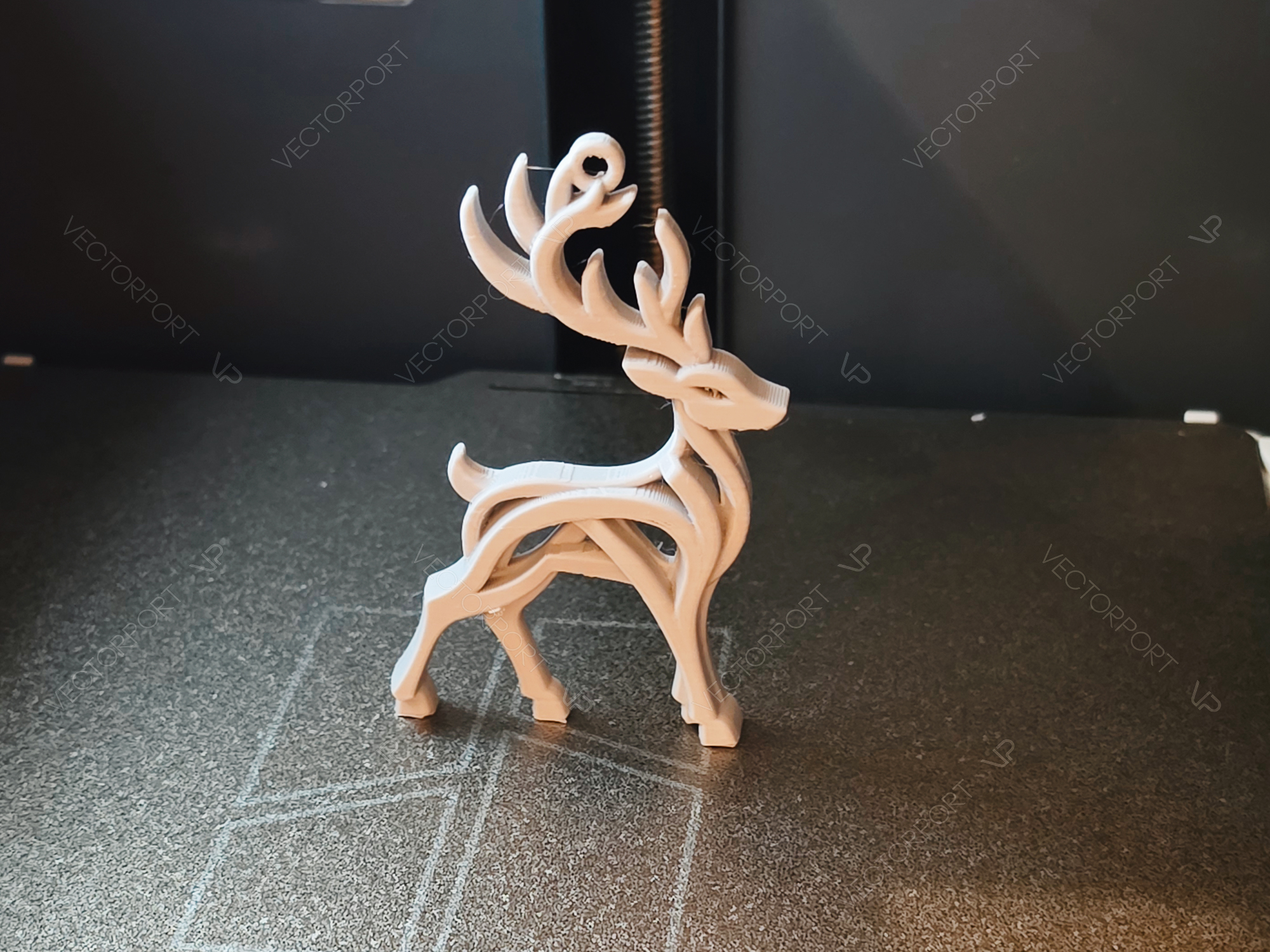 Elegant Reindeer Ornament Hanging Décor #093 - 1