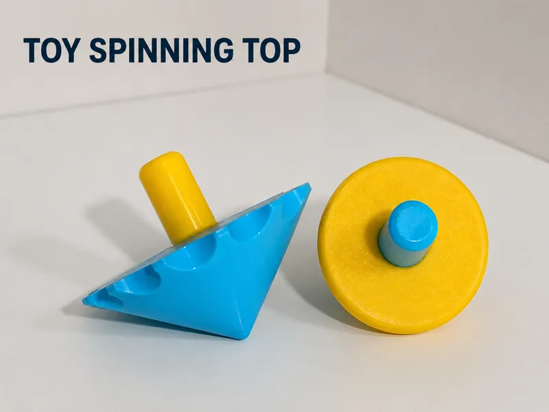 Toy Spinning Top | Easy Print Kids Toy