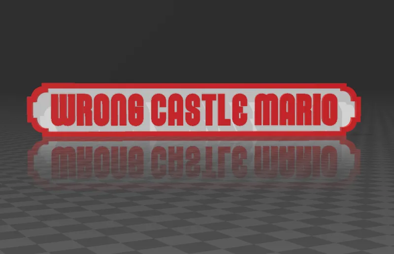 WRONG CASTLE MARIO