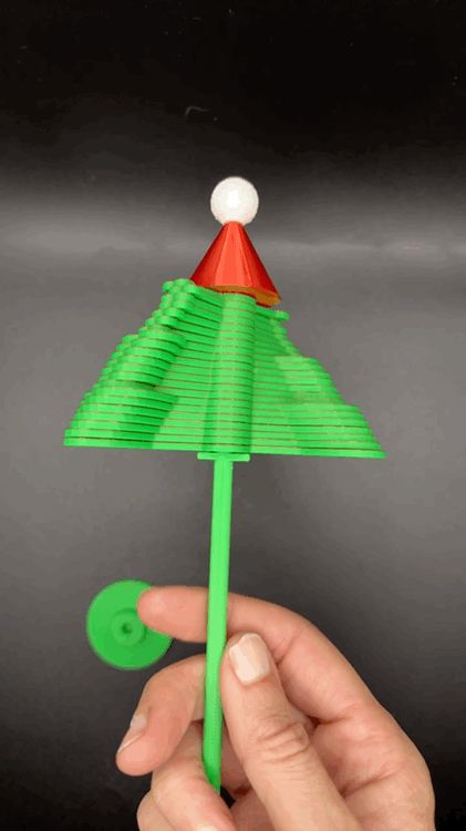 Grinch Inspired Flip Flap Spinner