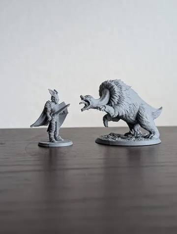 Estante o repisa: Fowlbear - DnD Mini (50mm) — vista de referencia 3
