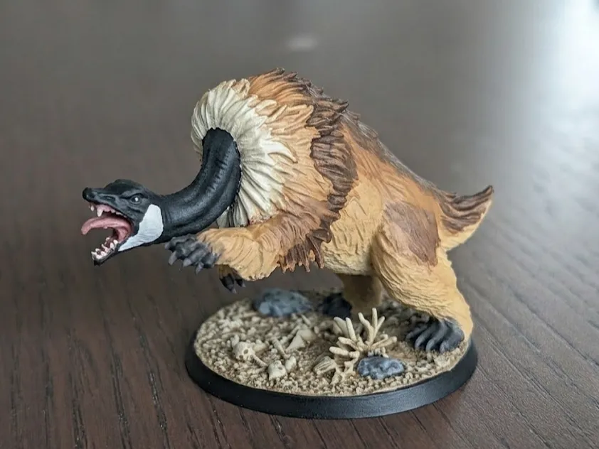 Estante o repisa: Fowlbear - DnD Mini (50mm). Referencia del modelo original.