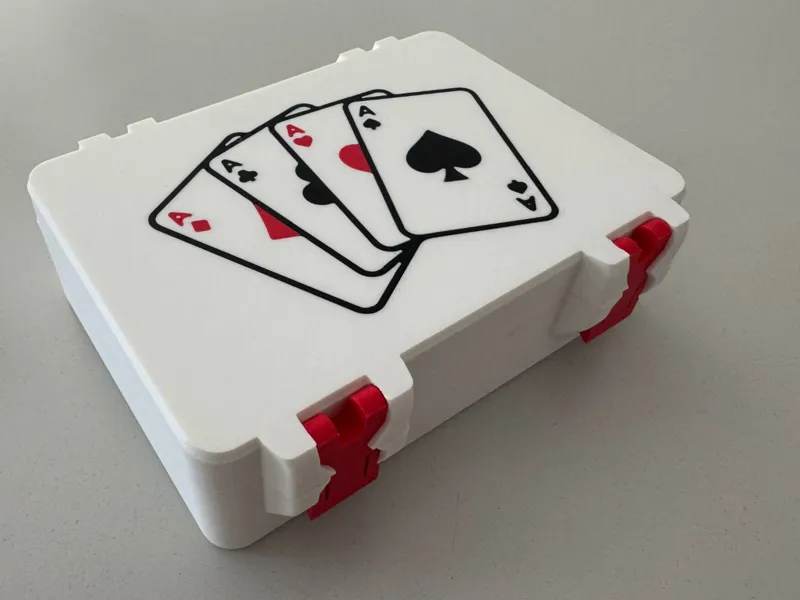 Scatola carte da gioco francesi 2 mazzi segnapunti