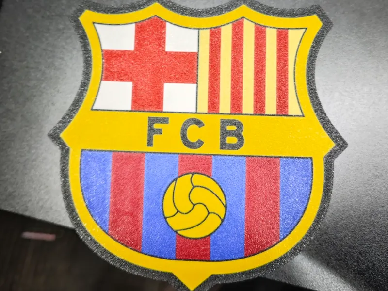 BARCELONA FC LOGO LEDBOX LAMP WALLART DECOR NICE