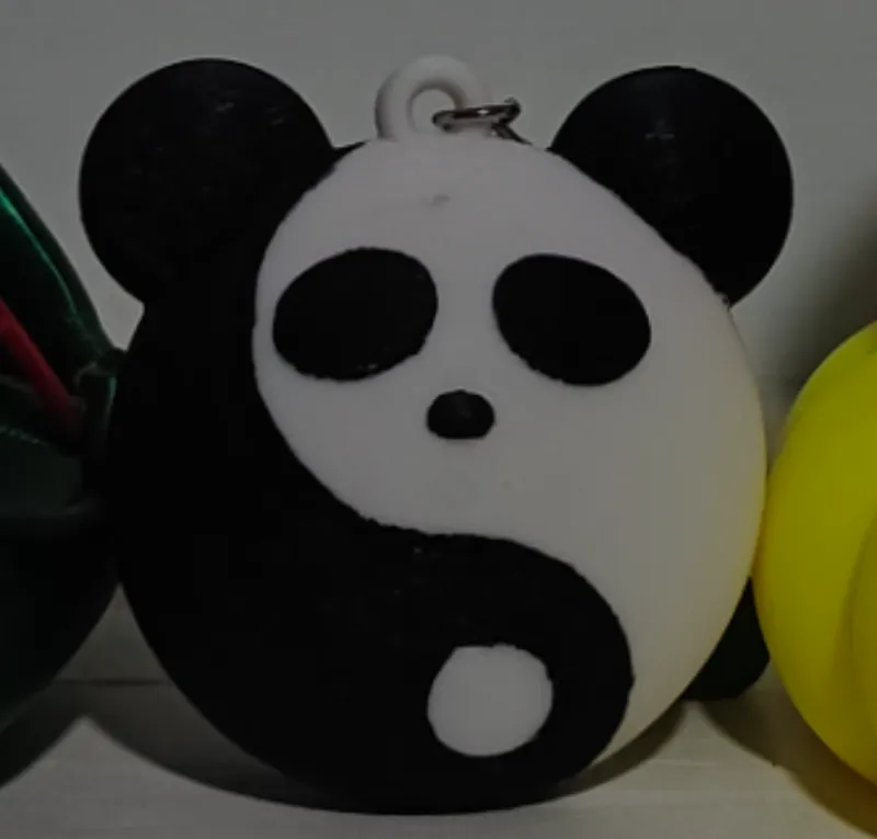 熊猫太极，挂件，Panda Tai Chi, pendant