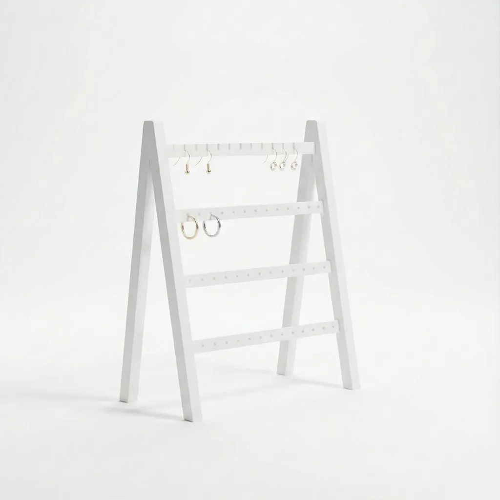 Minimalist Frame Display Earring Stand Organizer view 3