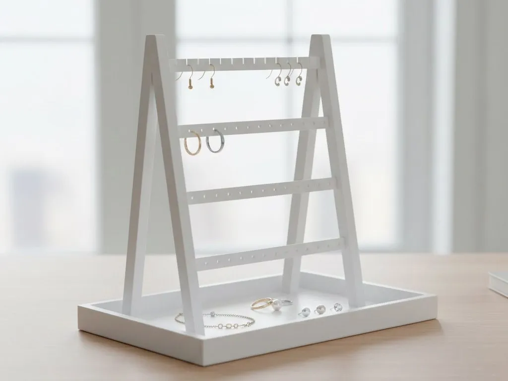 Présentoir à boucles d'oreilles minimaliste
