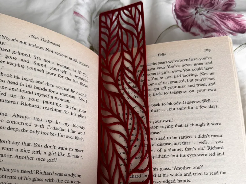 Leaf Lattice Bookmark 3D Print
