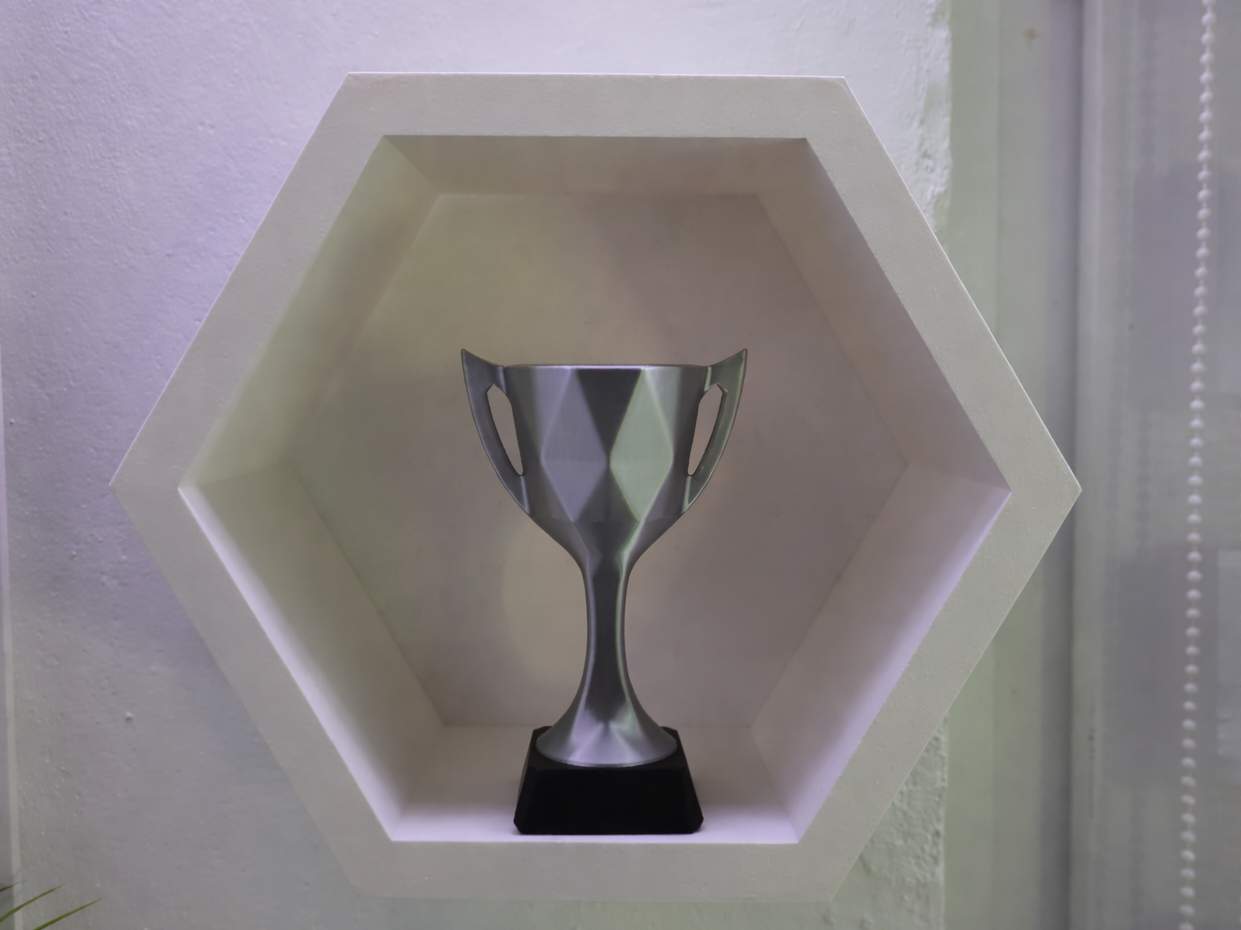 Hexagon Wandhalter