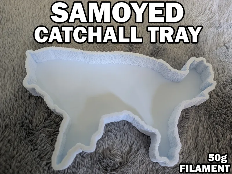 Samoyed Catchall Tray
