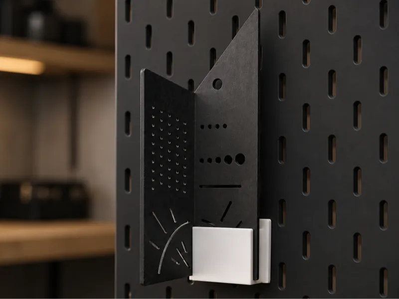 Wolfcraft 3D Square Holder for Skadis Pegboard