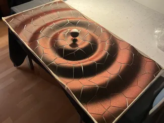 Desert Droplet 3D Wallart XXL (1000x500mm)
