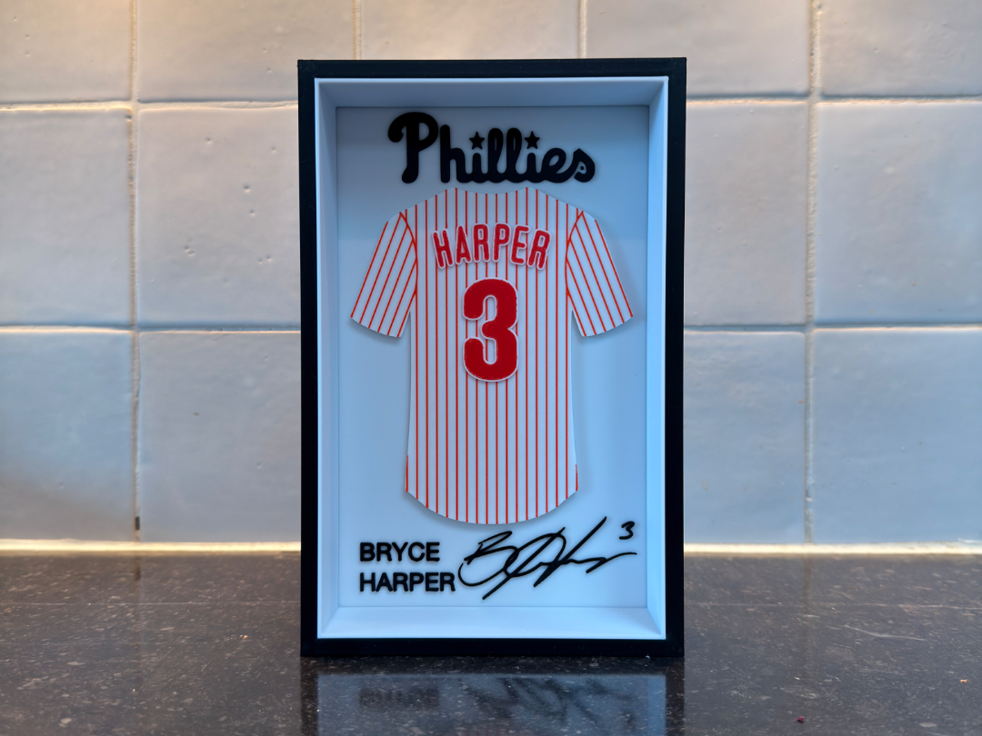 Bryce Harper - Phillies - Jersey Frame