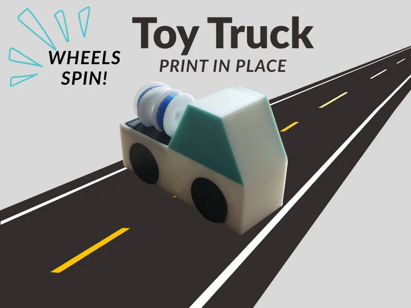 Toy Truck - 100% Print-In-Place