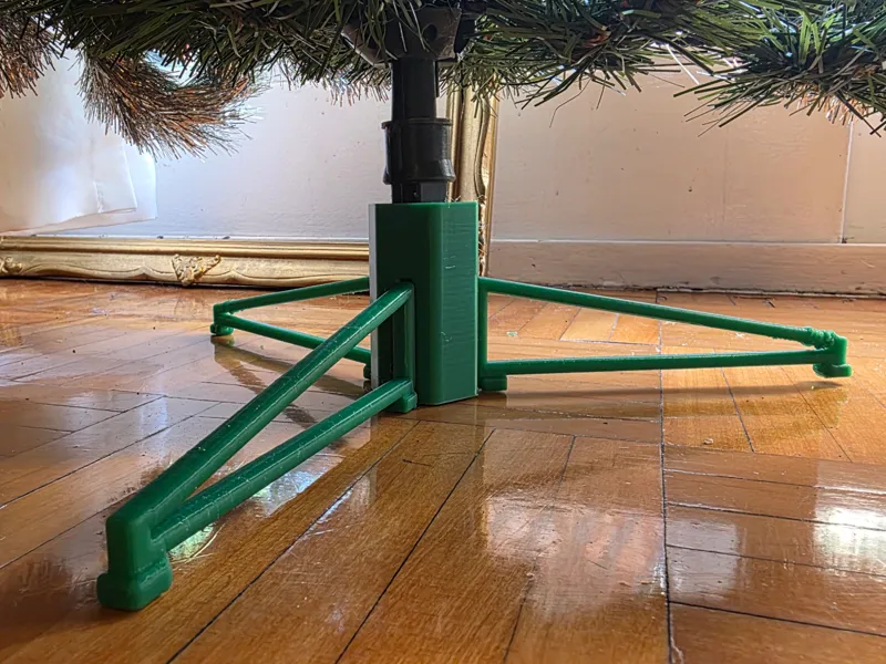 CHRISTMAS TREE TOP STAND (Space Saver & Cat Proof)