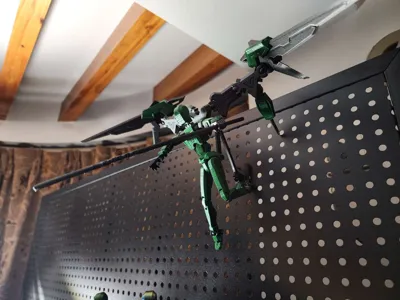 Dummy 13 pegboard stand