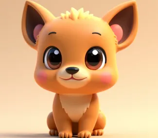 Cute Dog Statue
