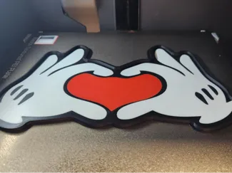 Mickey Hands Light Box