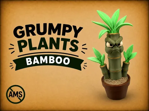 Accesorio para impresora 3D: Grumpy Bamboo — referencia de MakerWorld
