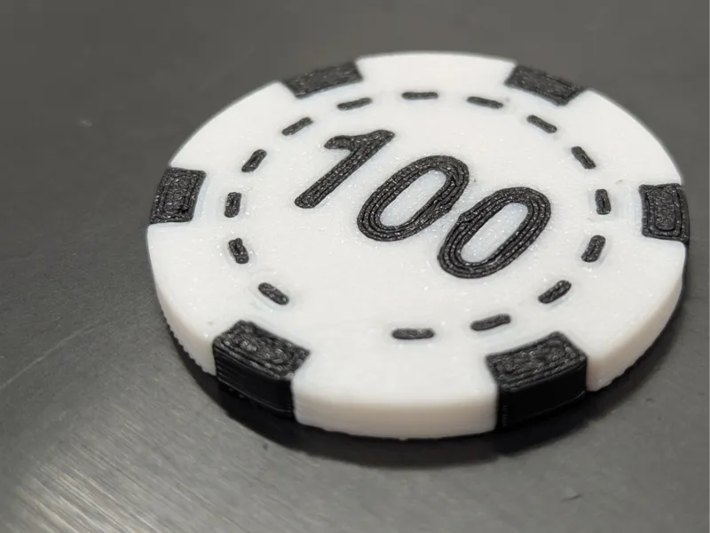 100 chip for poker game 39mm 