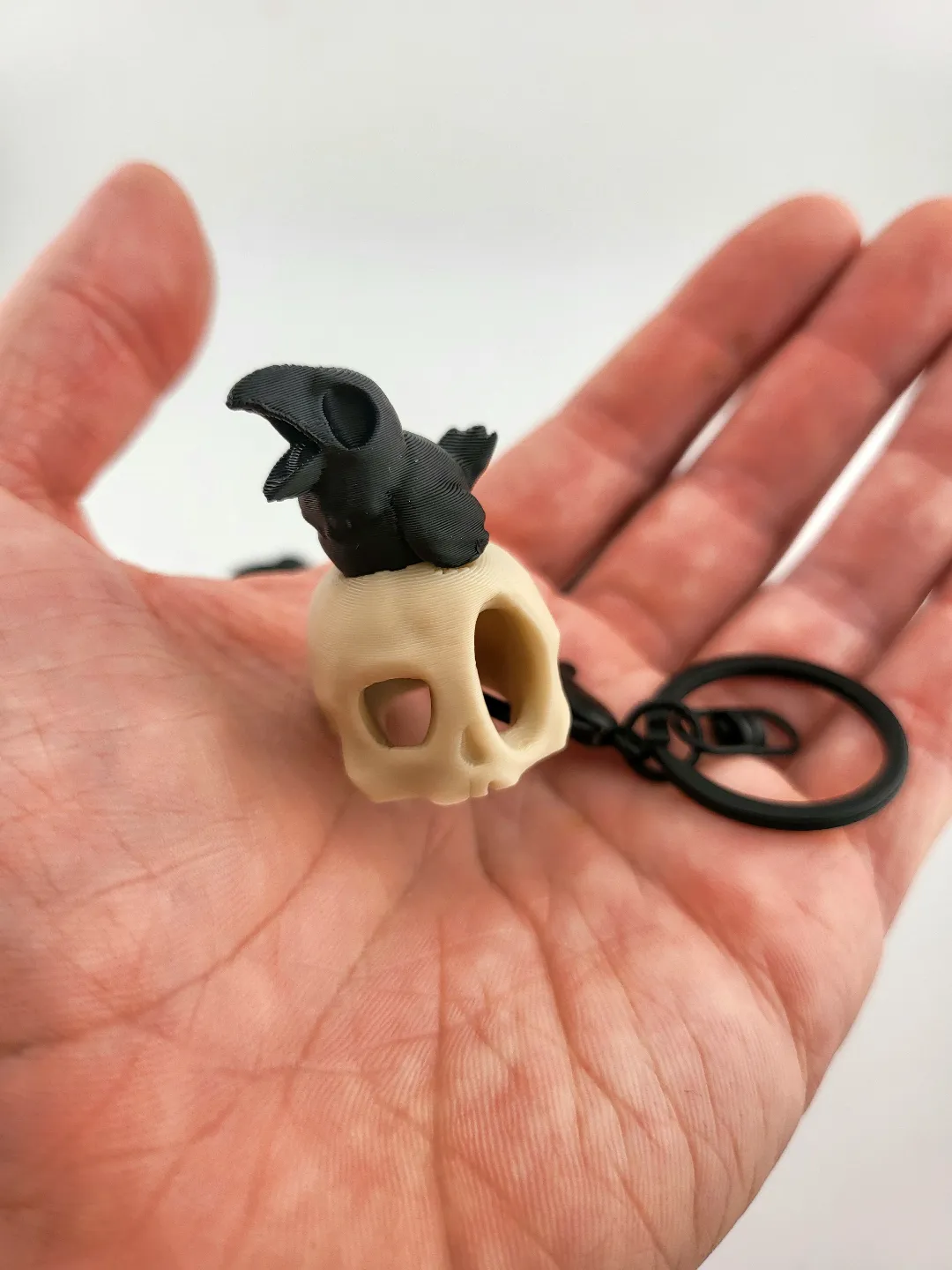 kawaii skull crow sweet cute view 4