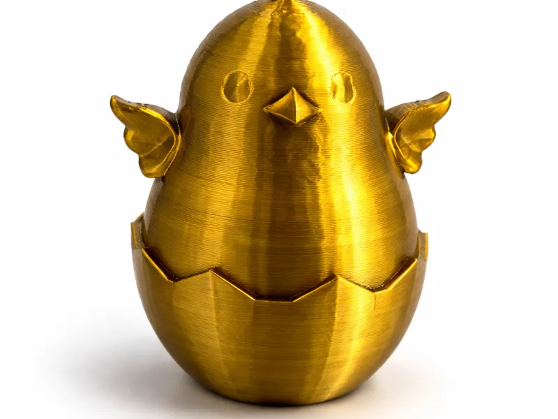 Easter Chick Egg Decor (Bird in Cracked Egg)