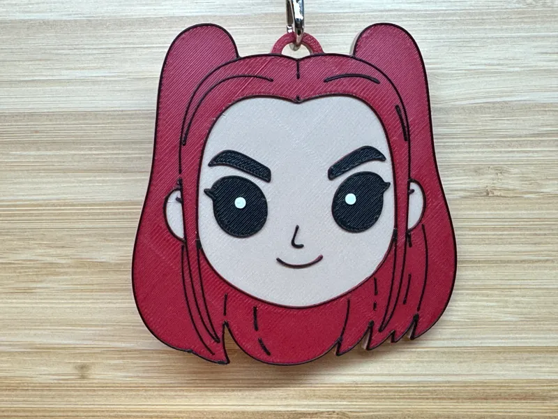 Mira KPop Demon Hunters tag ornament low waste