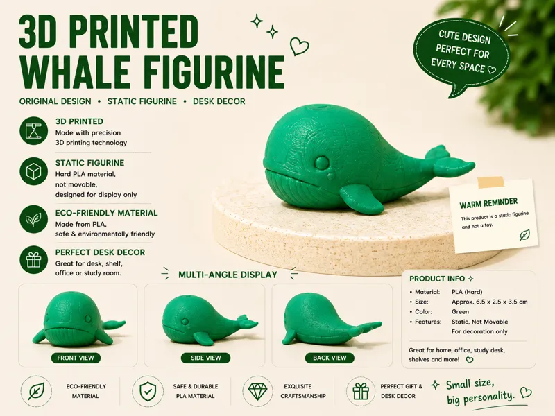 Whale Figurine