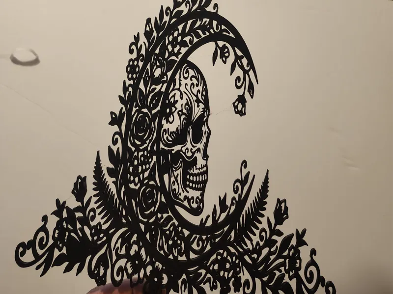 Gothic Skull Wall art decor