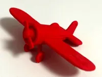 Avion miniature style 2D converti en 3D — photo 2