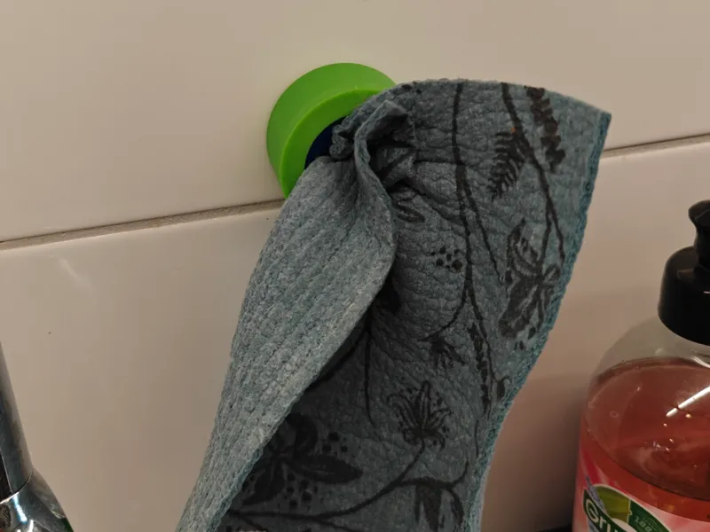Dish rag holder, with TPU gripper (No Ams Needed)