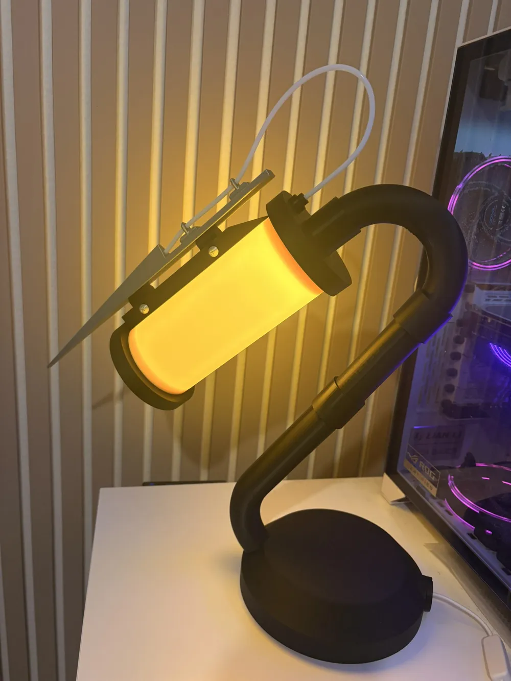 Murder Drones Tail Syringe Lamp - Free 3D Print Model - MakerWorld