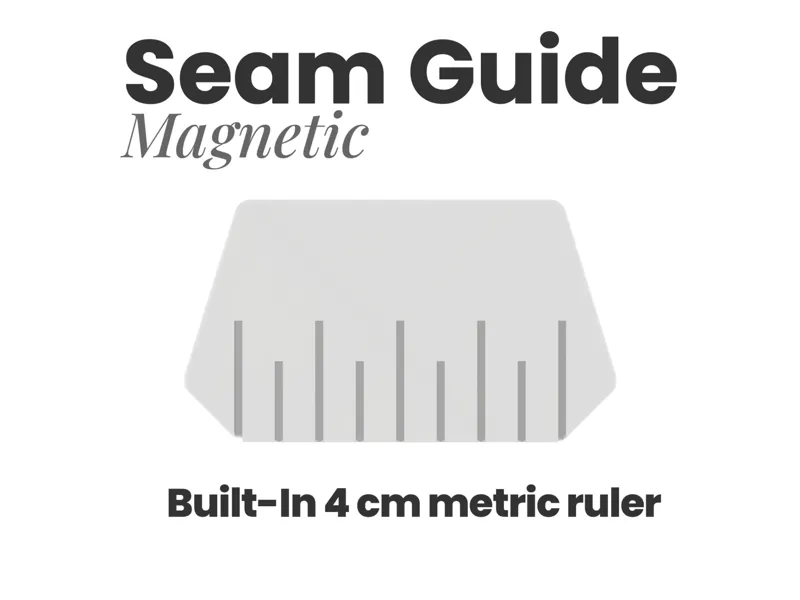 Magnetic Seam Guide for Sewing Machines