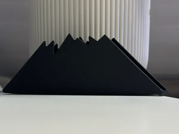 Porte-serviettes design montagnes
