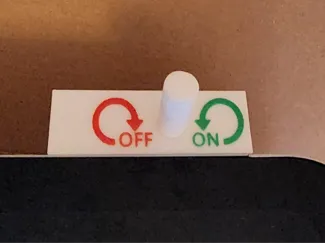 TOP Accessible POWER SWITCH for the X1C and P1S