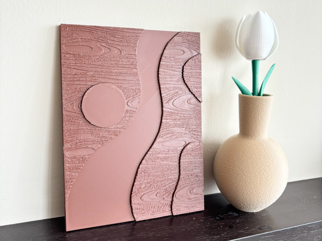 Abstract wall decoration texture art(Q_Craft)