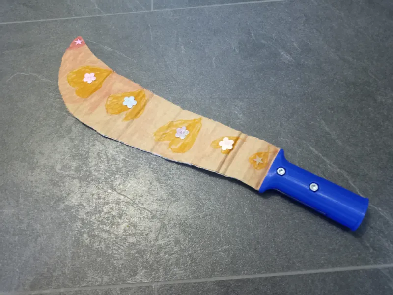 Griff für Schwert / Säbel für Kinder zum basteln