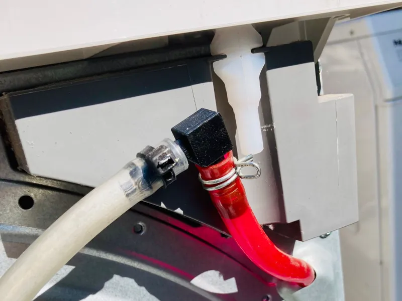 AEG dryer drain