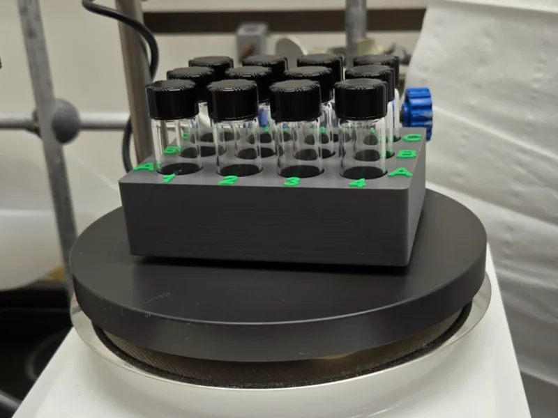 12-Position Reaction Block for 1-dr Vials