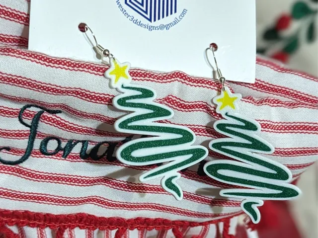 Xmas Tree Earrings