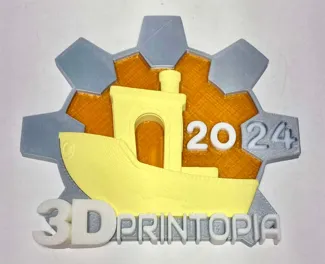 3DPrintopia Keychain and Wall Plaque