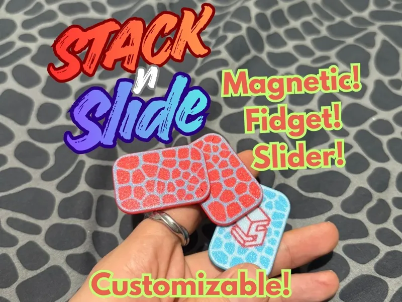 StacknSlide - Customizable Magnet Slider - Fidget