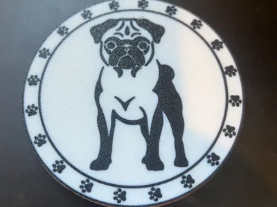 Pug Coaster