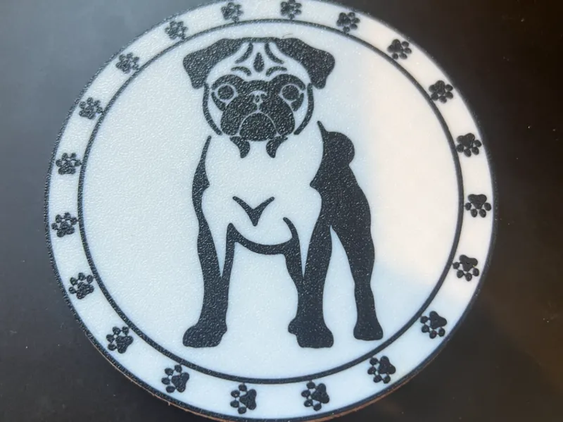 Pug Coaster