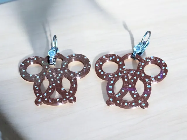 Mickey Pretzel earrings