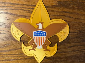Scouts BSA Logo Crossover Cake Topper