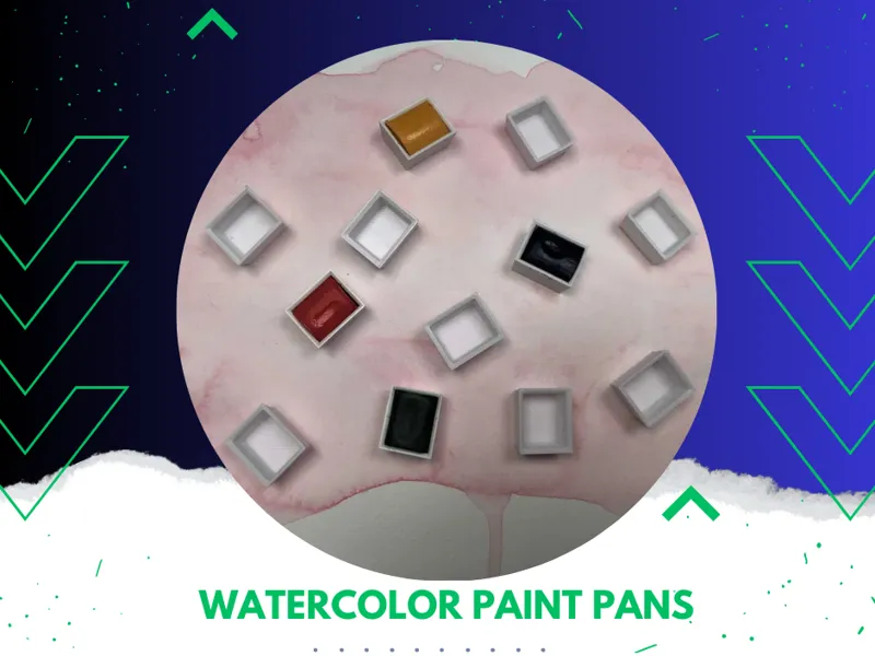 Watercolor paint pan