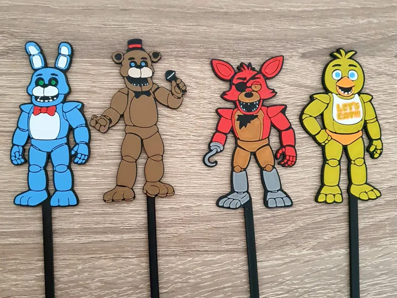 Topper para tarta Five Nights at Freddy-CHICA