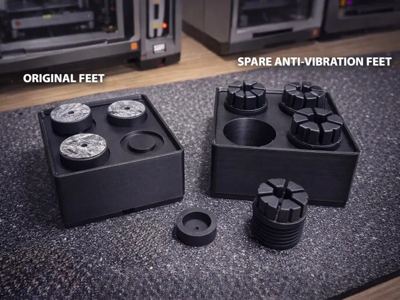 Gridfinity 2x2 for X1C/P1S Rubber Feet (42mm)